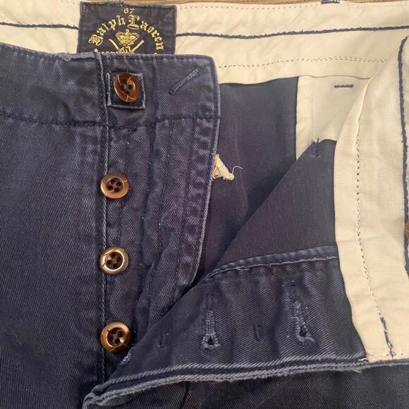 Ralph Lauren Men's size 38 Navy Blue Embroidered Cricket All Over Print Shorts - Picture 4 of 8